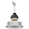 vidaXL Spotlight Argento 9 x 9 x 2 cm Alluminio