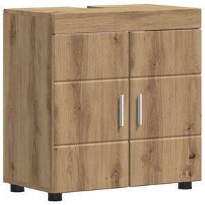 vidaXL Set di Armadi da Bagno TULUM Rovere artigianale 60 x 34 x 63 cm