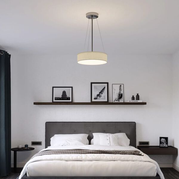 Smartwares Plafoniera 40x10 cm Beige Rattan