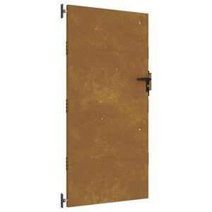 vidaXL Cancello da giardino 85x200 cm in acciaio Corten
