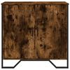 vidaXL Credenza Rovere Fumo 78x35,5x74,5 cm in Legno Multistrato