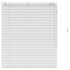 vidaXL Tenda Veneziana Bianco 110 x 130 cm 35 mm
