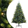 vidaXL Albero di Natale Artificiale a Cerniera con 300 LED Verde