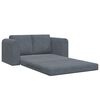 vidaXL Divano letto Grigio scuro 148 x 71 x 83 cm Velluto
