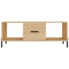 vidaXL Tavolino da Salotto Rovere Sonoma 102x50x40cm Legno Multistrato