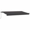 vidaXL Tenda Retrattile Antracite 400 x 200 cm Tessuto