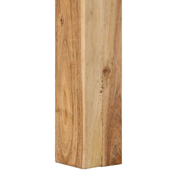 vidaXL Tavolino da Salotto 80x80x40 cm in Legno Massello di Acacia
