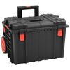 vidaXL Valigetta da Volo Portatile Nera 56,5x45,5x48 cm in PP