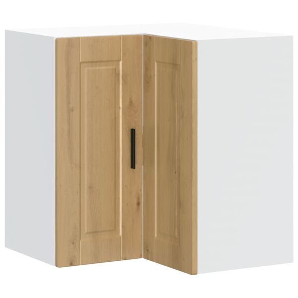 vidaXL Pensile da Cucina ad Angolo Porto Rovere Artigianale Truciolato