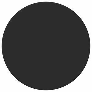 vidaXL Piano del tavolo Nero &Oslash; 70 x 1,5 cm Legno multistrato