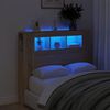 vidaXL Testiera LED Rovere Sonoma 120x18,5x103,5 cm Legno Multistrato