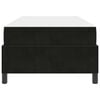 vidaXL Struttura del letto con materasso Nero 80 x 200 cm Tessuto