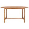 vidaXL Tavolo da Giardino 150x76 cm in Massello di Teak