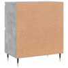 vidaXL Credenza Grigio Cemento 60x35x70 cm in Legno Multistrato