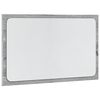 vidaXL Specchio da Bagno con LED Grigio Sonoma 60x8,5x38 cm Truciolato