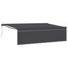 vidaXL Tenda retrattile Antracite 500 &times; 300 cm Poliestere e Alluminio