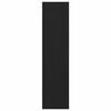 vidaXL Guardaroba Rovere nero 30 x 50 x 200 cm Legno multistrato