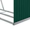 vidaXL Portaceppi Verde 120x45x210 cm in Acciaio Zincato