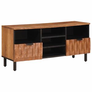 vidaXL Mobile TV con cassetto Finitura Marrone Acacia 100 x 33 x 46 cm