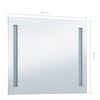 vidaXL Specchio da Parete a LED per Bagno 100x60 cm
