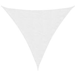 vidaXL Parasole a Vela Oxford Triangolare 3x3x3 m Bianco