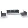 vidaXL Set Salotto da Giardino 7pz con Cuscini Legno Massello di Pino