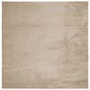 vidaXL Tappeto a Pelo Corto HUARTE Morbido e Lavabile Sabbia 120x120cm