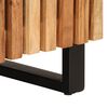 vidaXL Set Mobili da Bagno 2pz in Legno Massello di Acacia