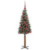 vidaXL Albero di Natale snodato con 150 LED Verde e Bianco 150 cm