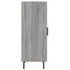 vidaXL Credenza Grigio Sonoma 34,5x34x90 cm in Legno Multistrato