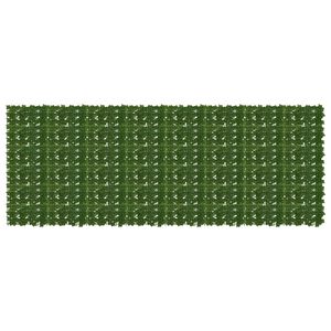 vidaXL Schermo per balcone con foglie Verde 400 x 150 cm