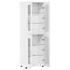 vidaXL Credenza FLORIN Bianco 60 x 35 x 182 cm Legno multistrato