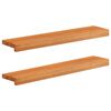 vidaXL Soglie per finestre 2 pz Marrone Chiaro 80x 15 x 2 cm