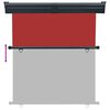 vidaXL Tendalino Laterale per Balcone 165x250 cm Rosso