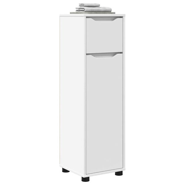vidaXL Mobile da Bagno Bianco 30,5 x 30 x 101 cm Legno multistrato