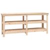 vidaXL Banco da Lavoro 181x50x80 cm in Legno Massello di Pino