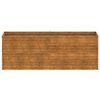 vidaXL Letto rialzato da giardino 196x50x69 cm in acciaio Corten