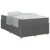 vidaXL Struttura del letto Grigio scuro 120 x 190 cm Tessuto
