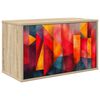 vidaXL Mobile TV da Parete HEESCH 69 x 33 x 40 cm Rovere Sonoma