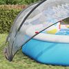vidaXL Dome Piscina Trasparente 472 x 460 x 229 cm PVC