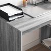 vidaXL Scrivania Grigio Sonoma 108 x 55 x 103.5 cm Legno multistrato
