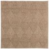 vidaXL Tappeto per uso interno ed esterno AGIRA Naturale 120 x 120 cm