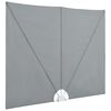 vidaXL Tenda Laterale per Terrazza Pieghevole Grigio 400x200 cm