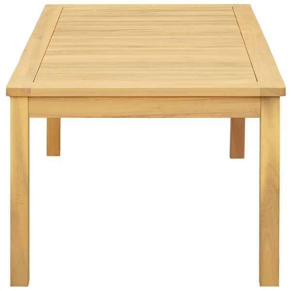 vidaXL Tavolino da Giardino 110x60x45 cm in Legno Massello di Acacia