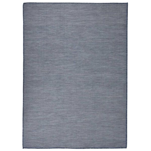 vidaXL Tappeto da Esterni a Tessitura Piatta 200x280 cm Blu