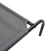 vidaXL Cuccia per Cani Rialzata Grigia 90x50x20 cm Tela Oxford/Acciaio