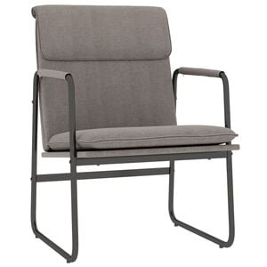 vidaXL Sedia Lounge Tortora 55x64x80 cm in Tessuto