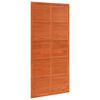 vidaXL Porta del fienile Marrone cerato 100 x 208 cm
