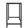 vidaXL tavolo Bianco 80 x 50 x 77 cm Legno ingegnerizzato e acciaio