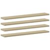 vidaXL Ripiani per Libreria 8pz Rovere Sonoma 60x10x1,5cm Multistrato